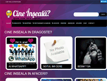 Tablet Screenshot of cineinseala.ro